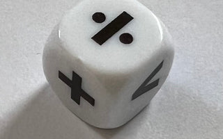 Develop the concept of equations using dice