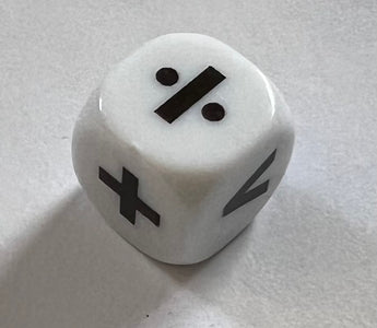 Develop the concept of equations using dice