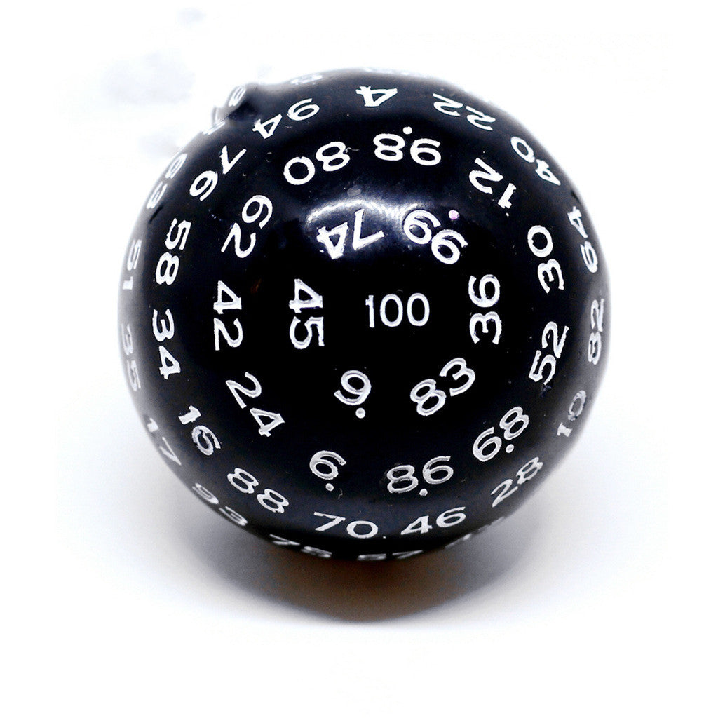 100-sided Dice Numbered 1-100