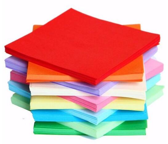 Vibrant Coloured Origami Papers