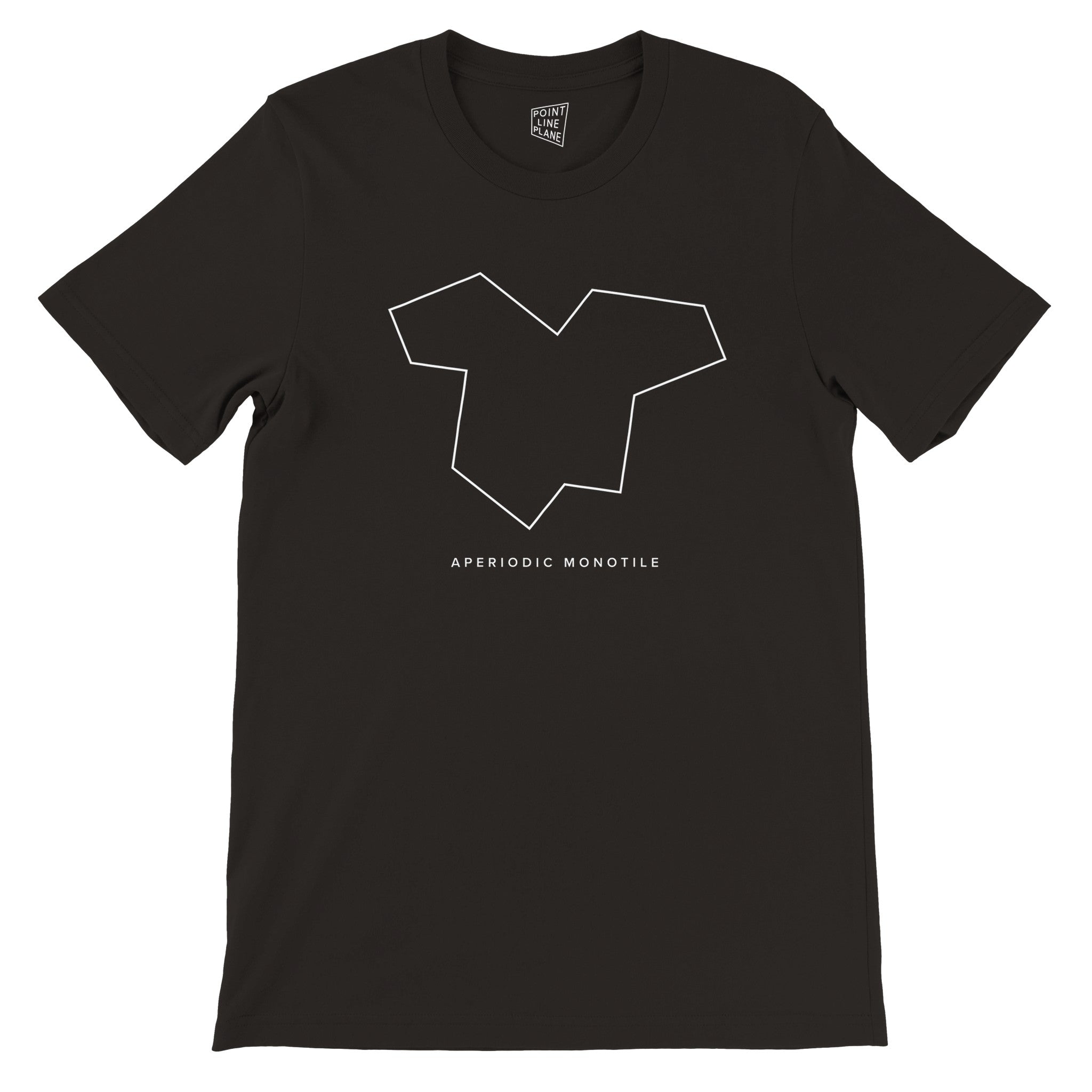 APERIODIC MONOTILE SINGLE OUTLINED TILE Unisex Crewneck T-shirt