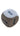 Dice with opposites on - tall-short, small-large and thin-thick