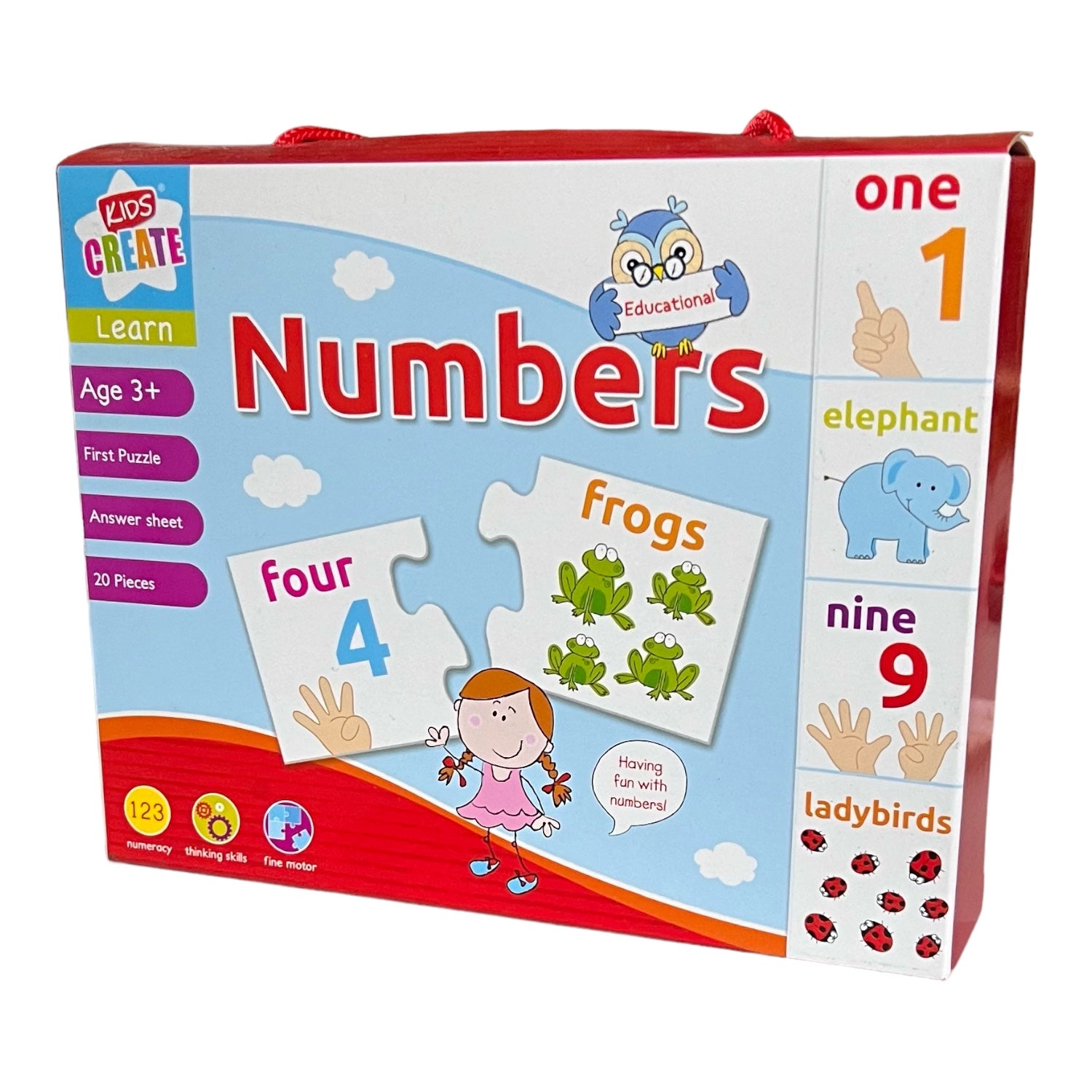 Numbers - a Colourful Puzzle for Young Children