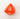 D8  8 sided dice in orange