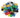 D10 dice with numerals 000000-900000 mixed colours