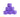 Megnetic Wooden Solid Geometry Set - purple