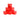 Megnetic Wooden Solid Geometry Set - red