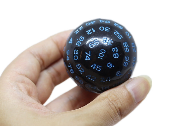 100-sided Dice Numbered 1-100