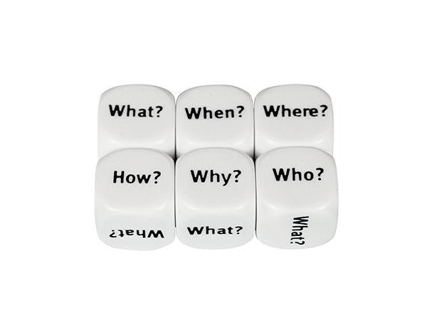 Interrogative Dice - What? When? Where? How? Why? Who? – TarquinGroup