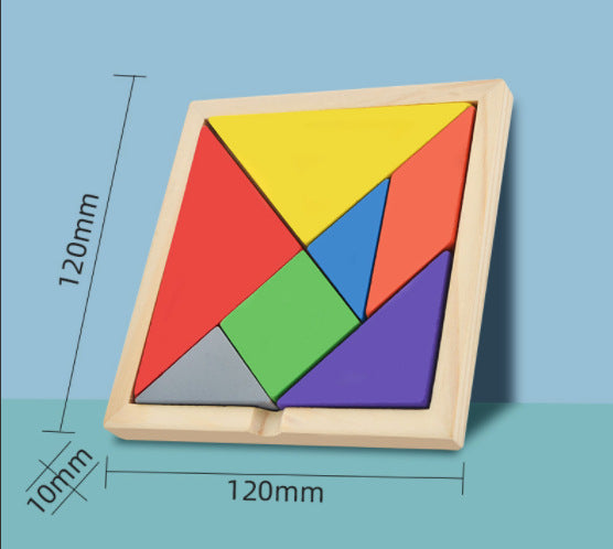 Magnetic Tangrams and Tetris Games