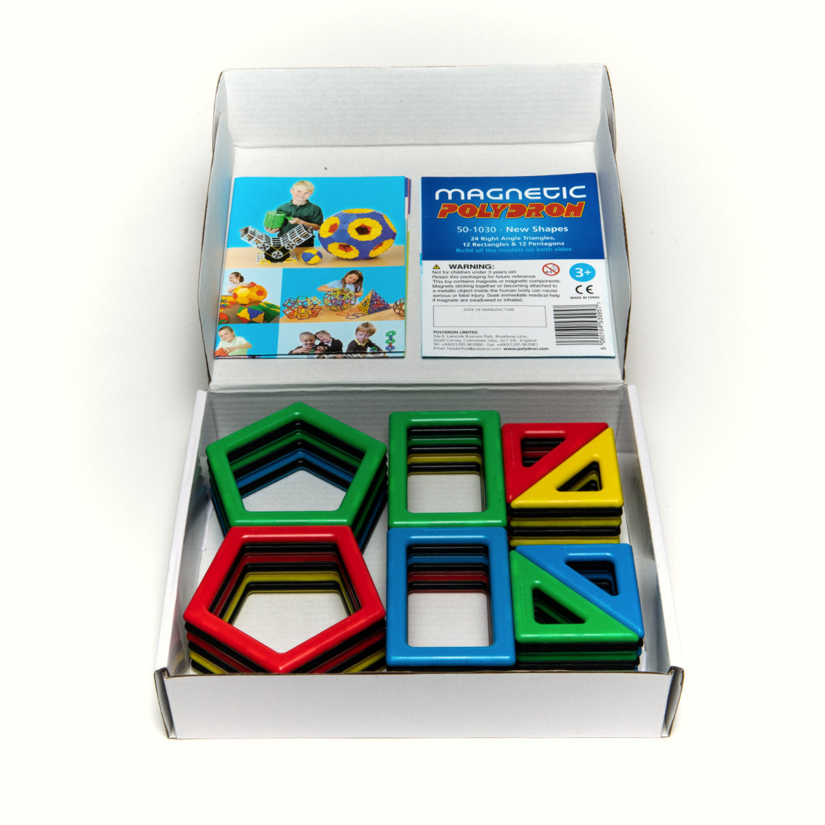 Magnetic Polydron Extra Shapes Set – TarquinGroup