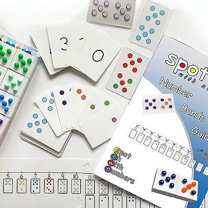 Spots Numbers Cards Spot On With Numbers - Number Bonds Pack β TarquinGroup