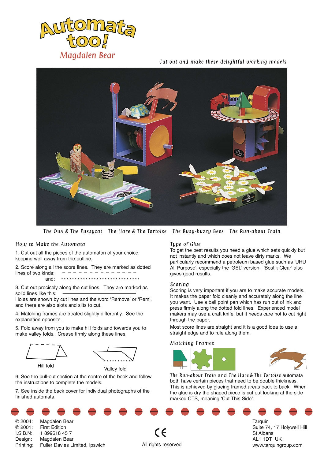 Automata Too - Make Moving Paper Models – TarquinGroup