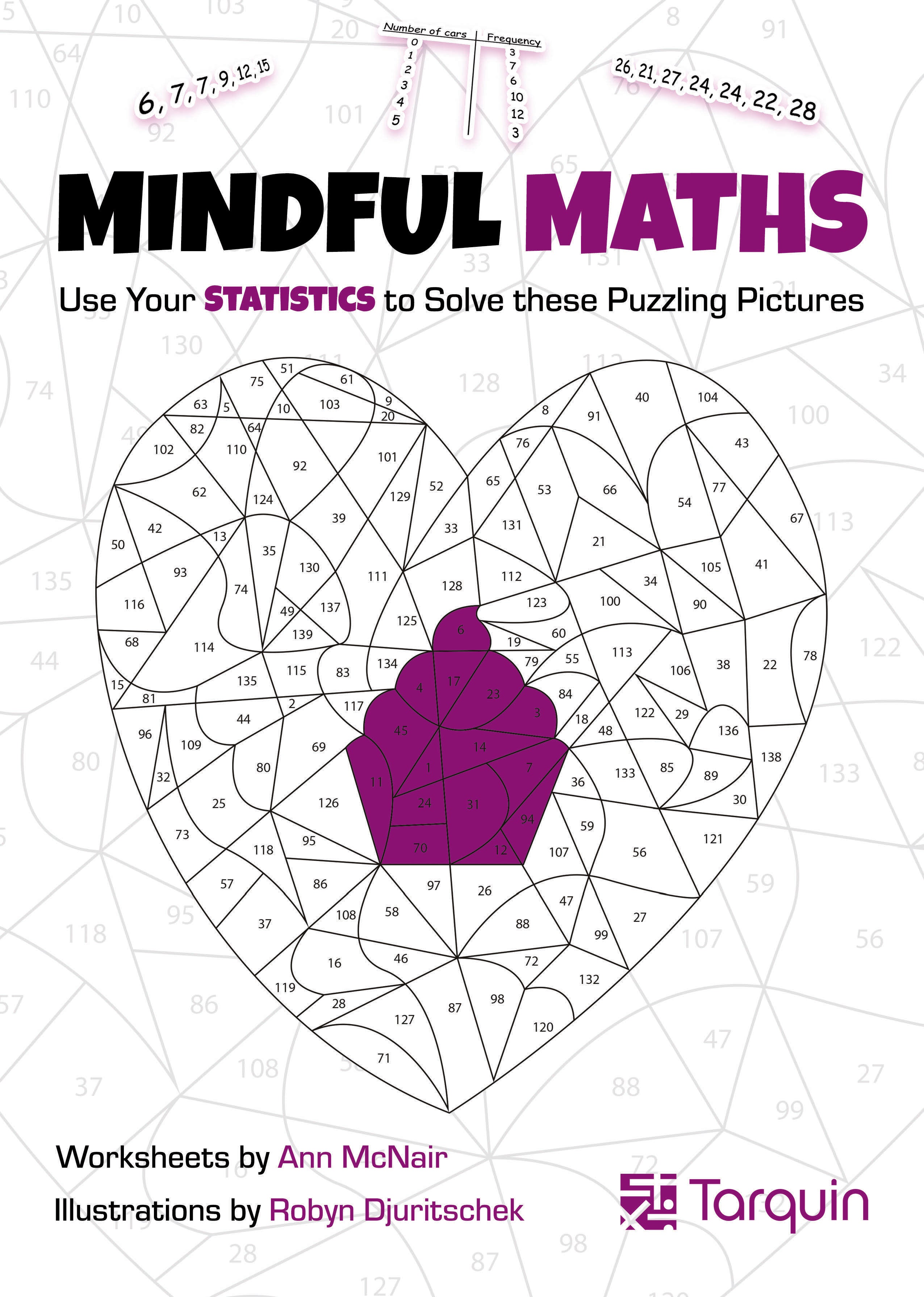 Math Statistic Puzzle Mindful Maths - Use Your Statistics to Solve these Puzzling Pictures ...
