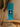 Fibonacci Spiral Clock - Turquoise & Gold Mathematical Clock