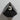 Dicelab Truncated D4 4 sided dice in black