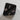Fair D6 six-sided dice based on two triangular pyramids black