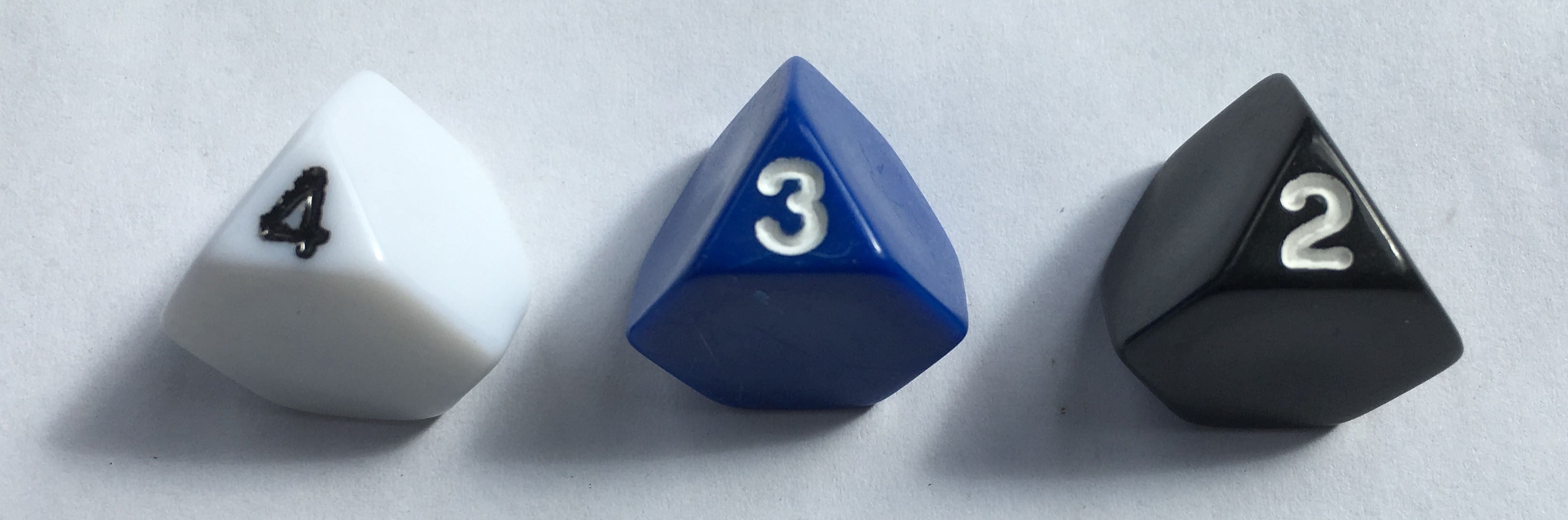 Dice - Truncated Four Sided - D4