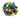 D10 dice with numerals 000-900 mixed colours
