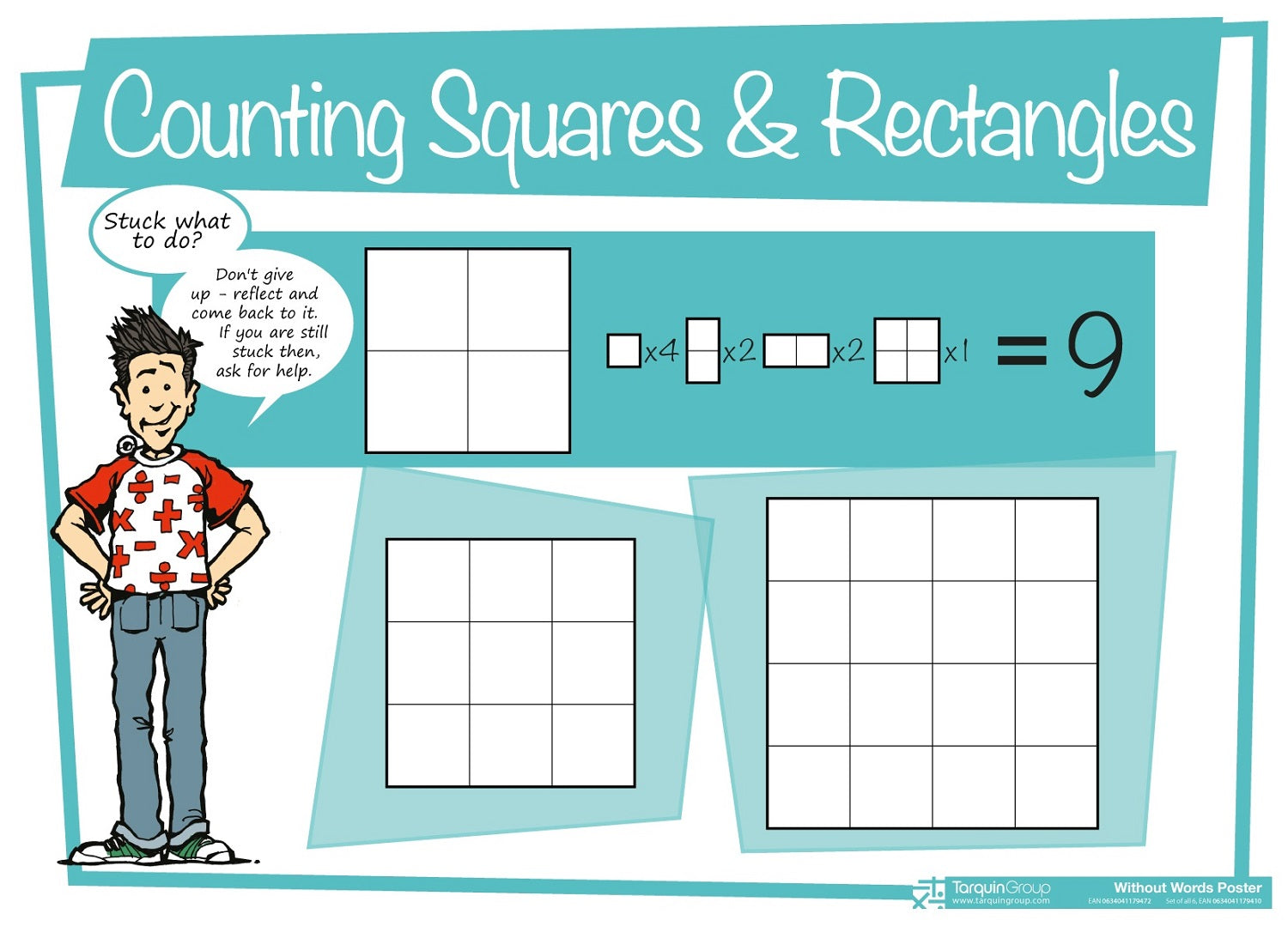 Counting Squares and Rectangles Poster