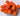 Blank dice in orange - writeable - 14mm or 16mm 