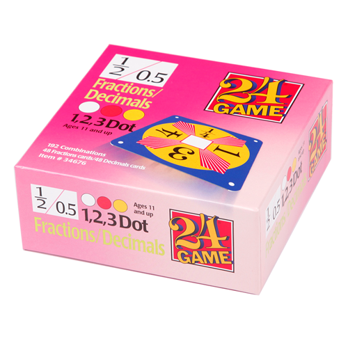 24® Game Fractions/Decimals (96 Card Pack)