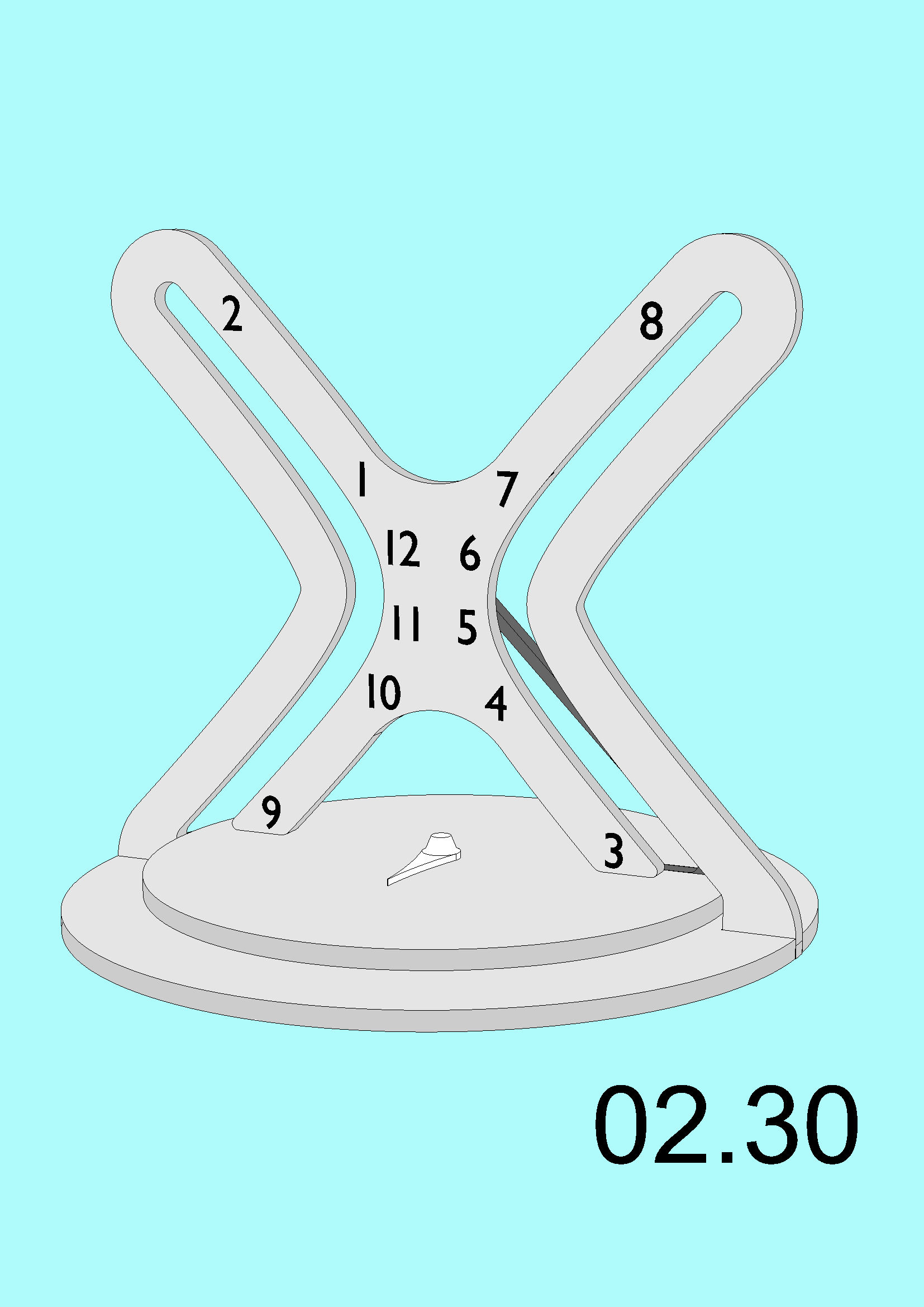 Hyperbolic Curve Clock TarquinGroup Hyperbolic Curve Clock TarquinGroup