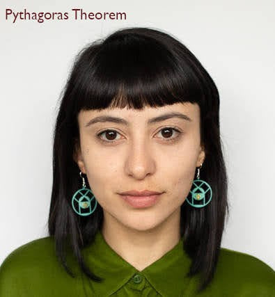 STEAM Earrings - Pythagoras