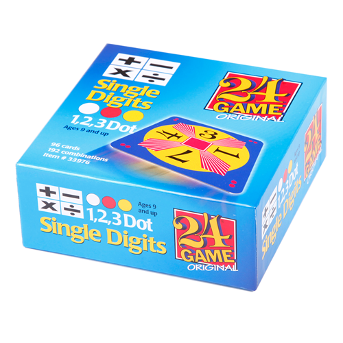 Simple 24 Card 24® Game Single Digits (96 Card Pack) – TarquinGroup
