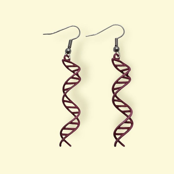 STEAM Earrings - DNA Spiral