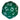 D30 30 sided dice - green