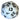 D30 30 sided dice - white