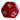 D12 12 sided dice in red