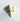 4 sided dice D4 in ivory