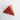 4 sided dice D4 in red